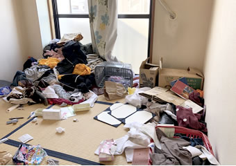 片づけが苦手でゴミ屋敷状態になってしまった