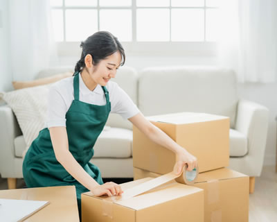 荷造りのお手伝い